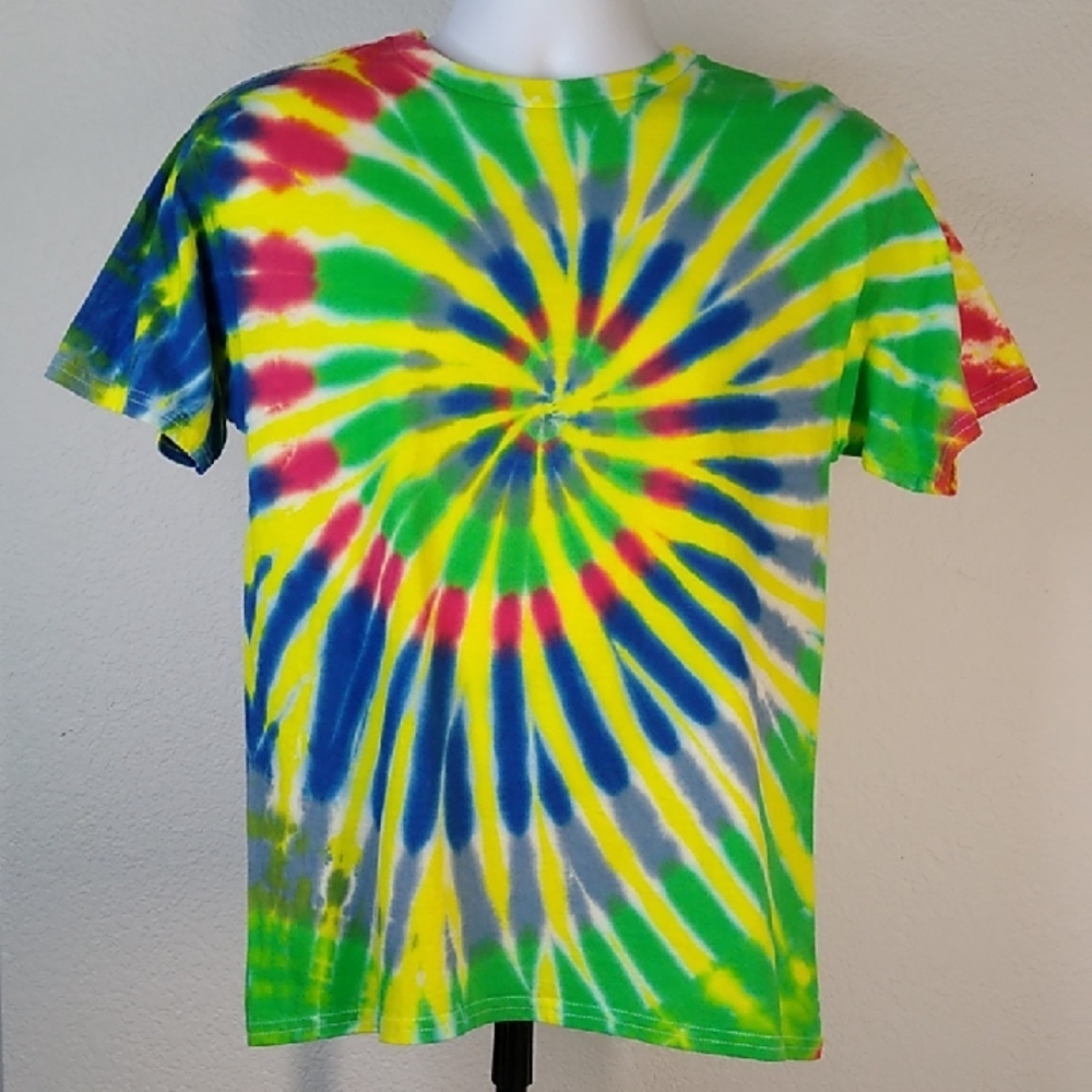 New Colorful Tie-Dye Kids T-Shirt - Picture 2 of 5